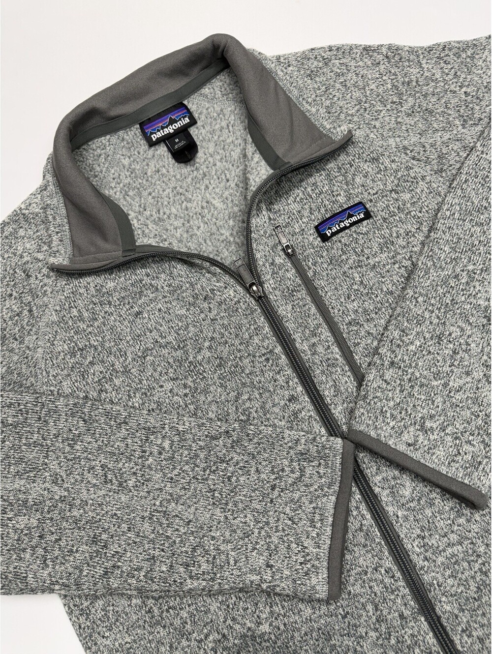 NWOT Patagonia Better Sweater Jacket Mens Medium Gray Full Zip Fleece